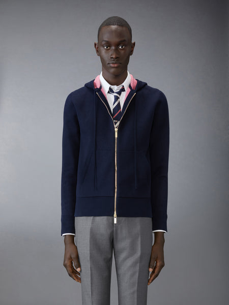 COTTON FLORAL HECTOR HOODIE NAVY