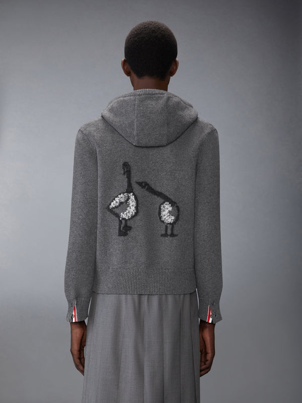 GEESE INTARSIA MERINO WOOL HOODIE - image 2