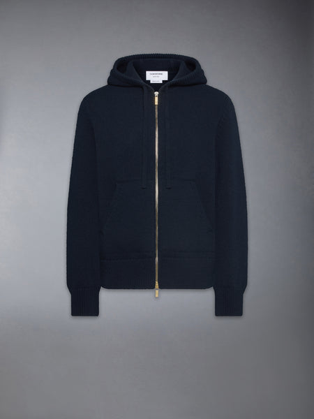 GEESE INTARSIA MERINO WOOL HOODIE