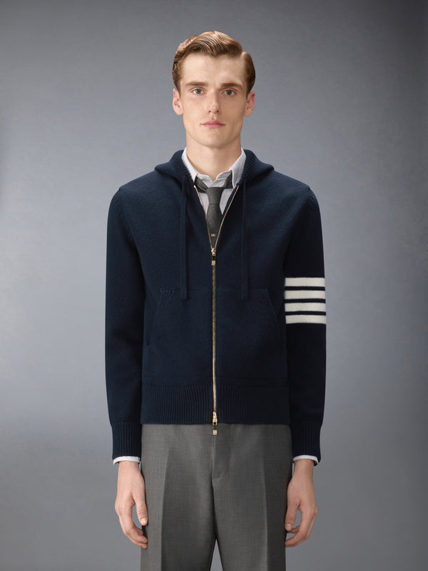 LUNAR NEW YEAR INTARSIA MERINO 4-BAR ZIP UP HOODIE - image 1
