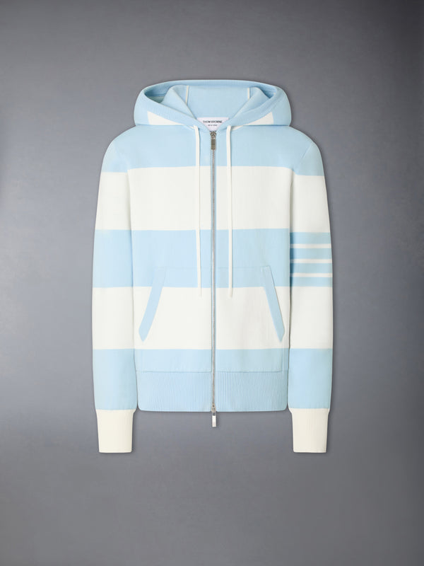 HECTOR 4-BAR RUGBY ZIP UP HOODIE - featured image