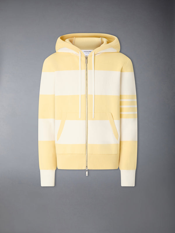 HECTOR 4-BAR RUGBY ZIP UP HOODIE - featured image