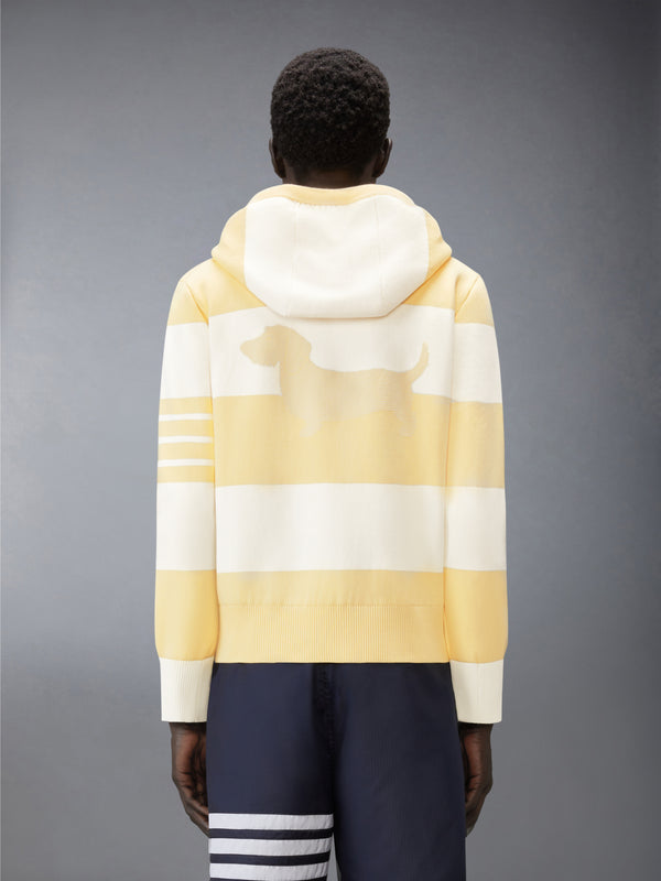 HECTOR 4-BAR RUGBY ZIP UP HOODIE - image 2