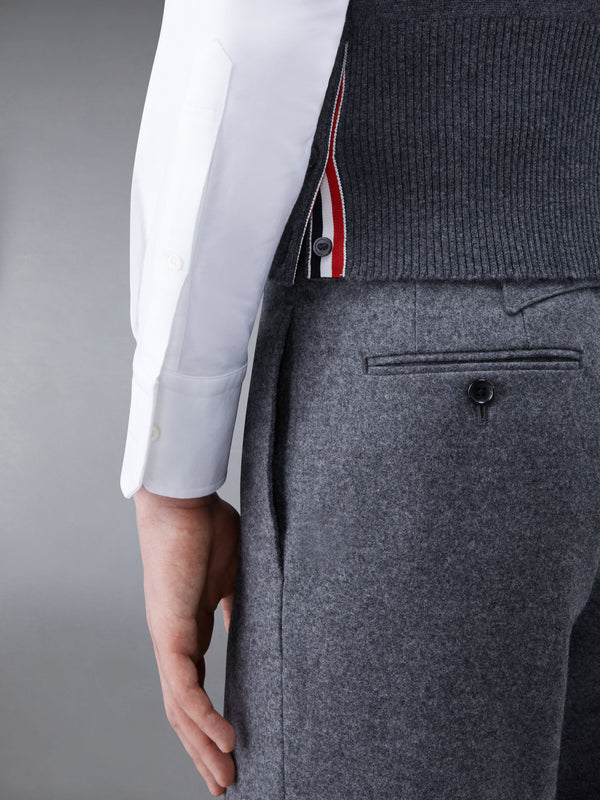 Cashmere 4-Bar Short Crew Neck Shell Top - image 6