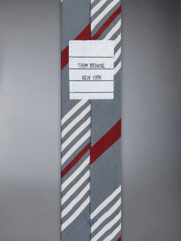 JACQUARD 4-BAR SILK COTTON TIE - image 3