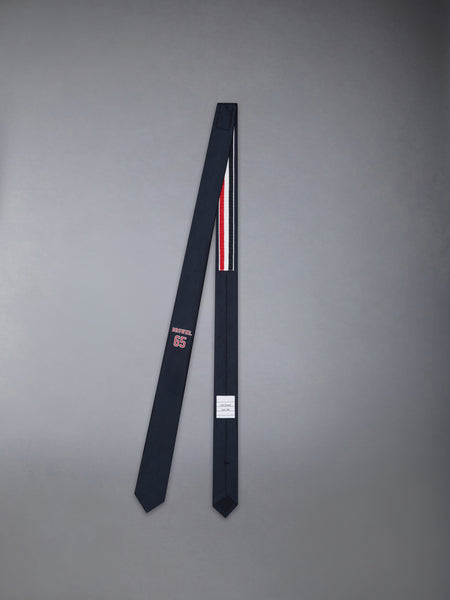 SILK JACQUARD TENNIS RWB TIE NAVY