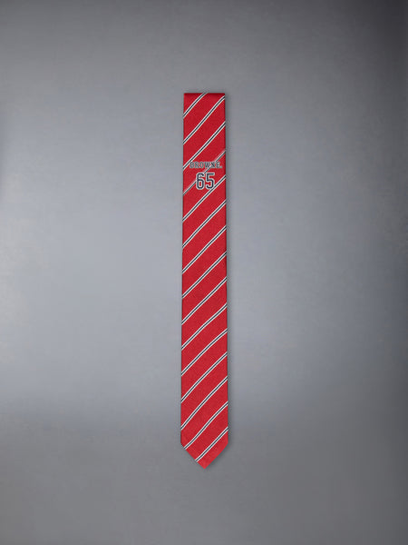 JACQUARD BROWNE 65 TIE RED