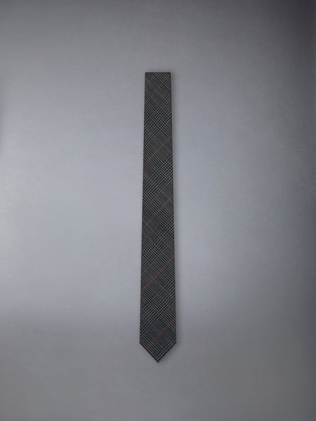 HIGH TWIST WOOL TIE DARK GREY