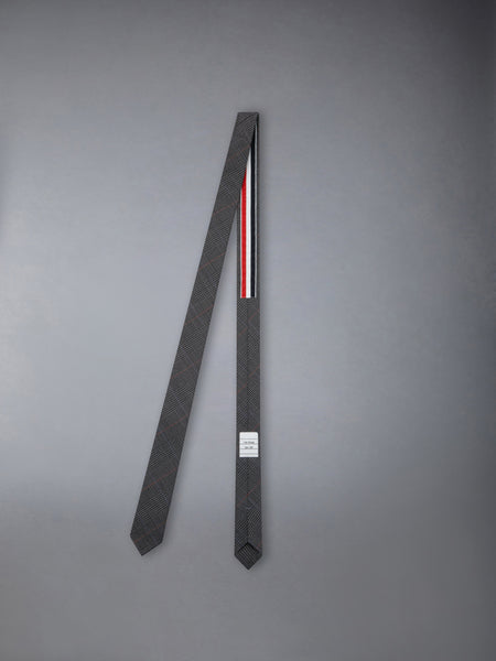 HIGH TWIST WOOL TIE DARK GREY