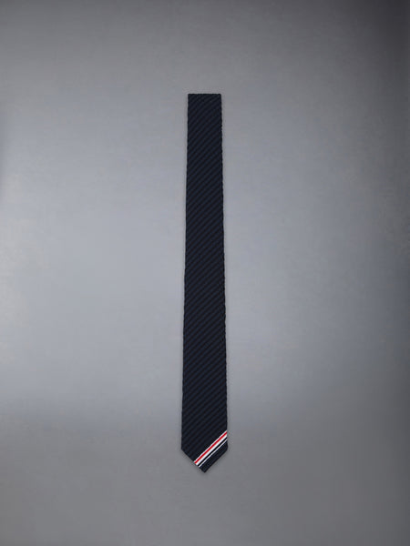WOOL SEERSUCKER RWB TIE NAVY