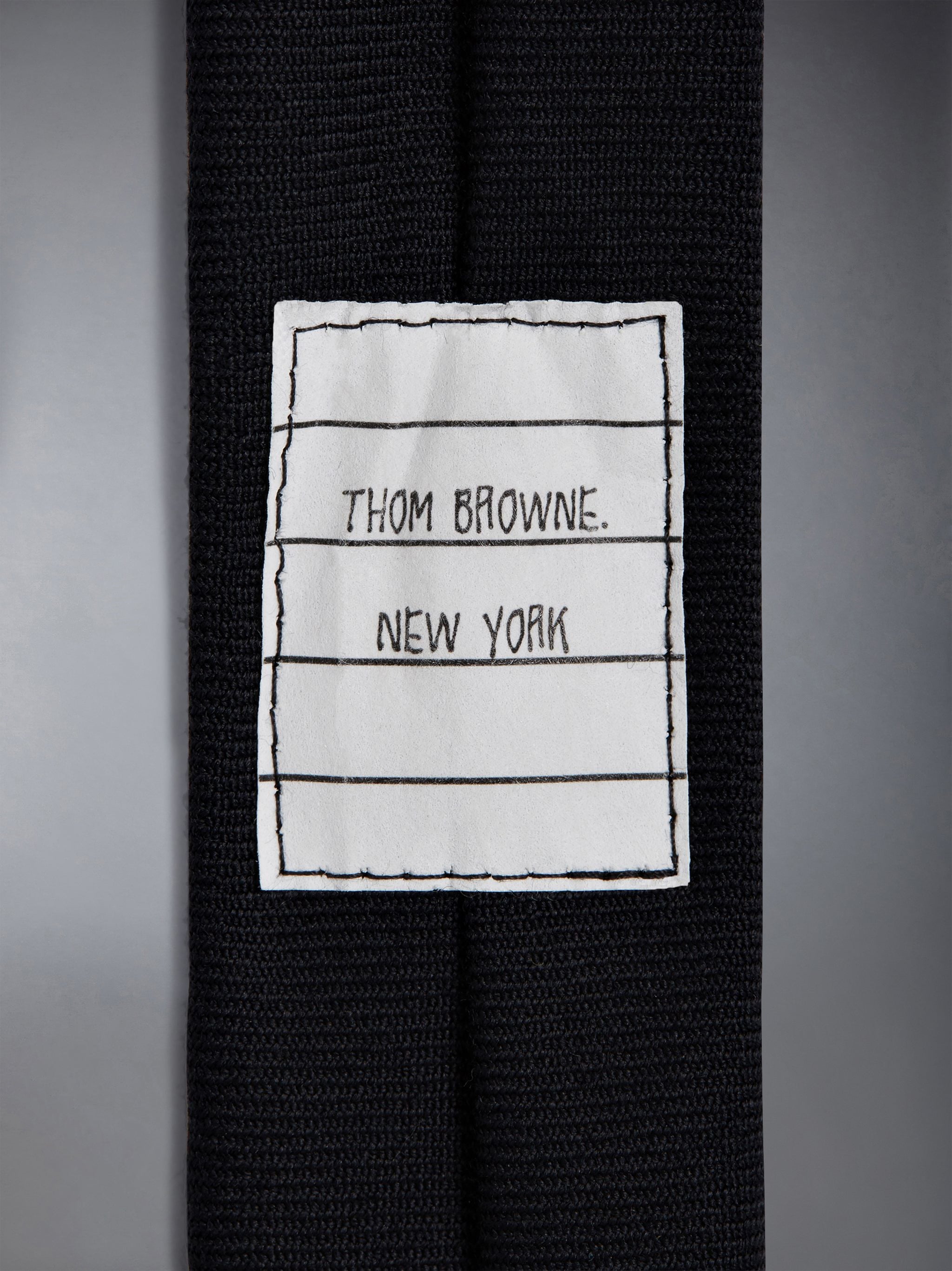 Twill Wool Stripe Tie | Thom Browne