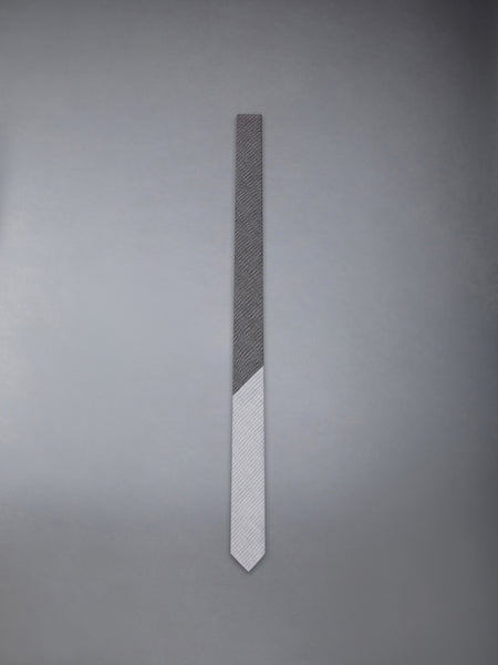 TONAL UNIVERSITY STRIPE LINEN COTTON TIE