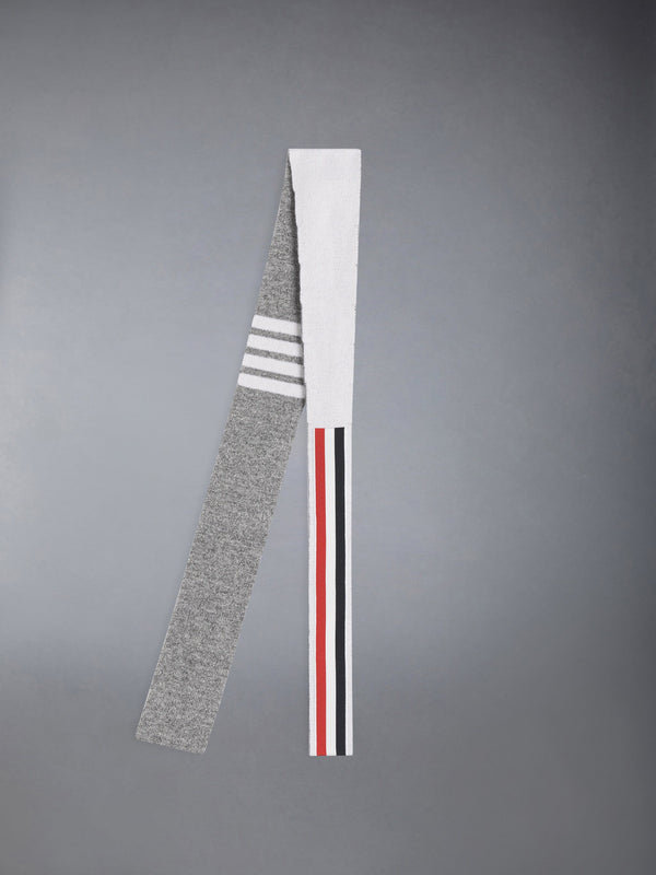 4-Bar stripe cashmere tie - image 3