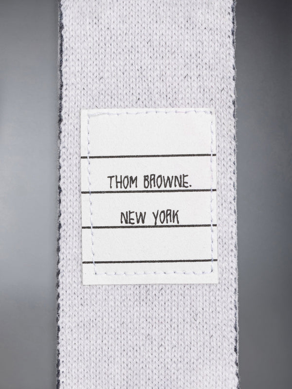CASHMERE JACQUARD 4-BAR KNIT TIE - image 2