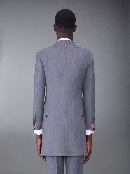 TWILL HIGH ARMHOLE CHESTERFIELD OVERCOAT