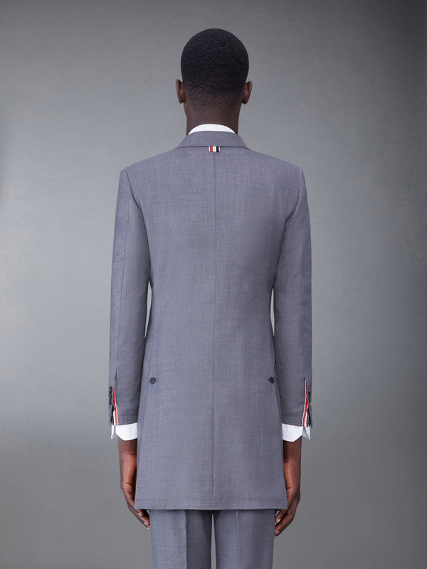 TWILL HIGH ARMHOLE CHESTERFIELD OVERCOAT
