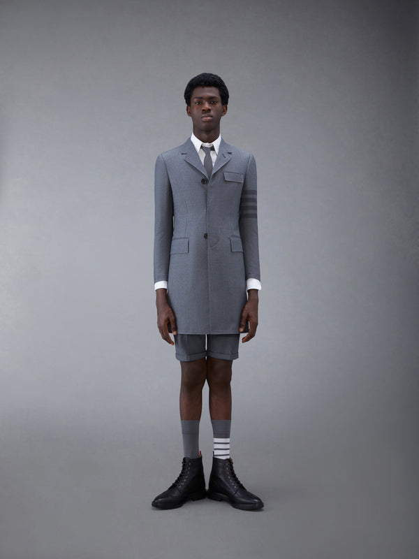 STEP TWILL SCHOOL UNIFORM HIGH ARMHOLE CHESTERFIELD OVERCOAT - featured image