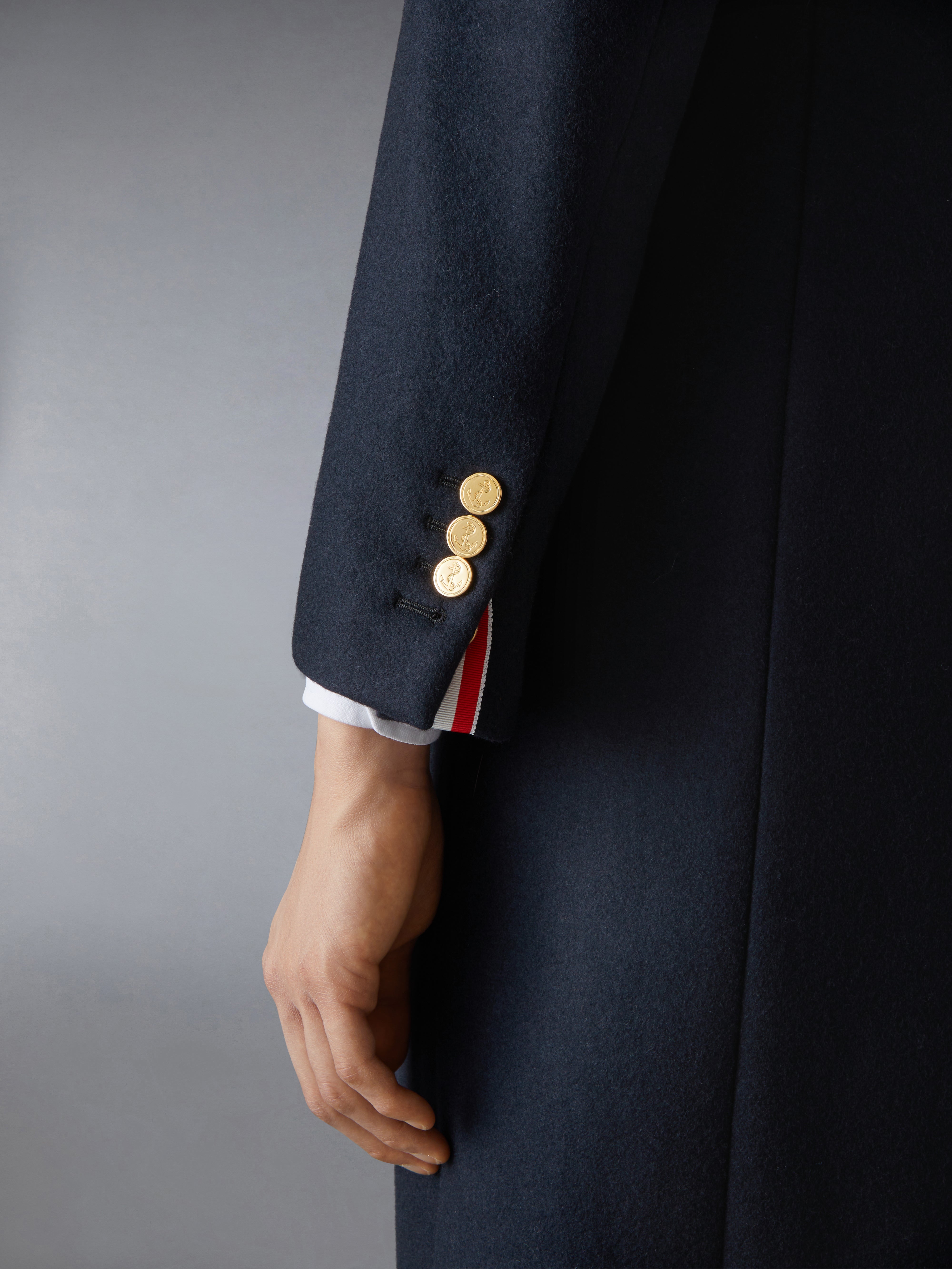 Melton Classic Bal Collar Overcoat | Thom Browne