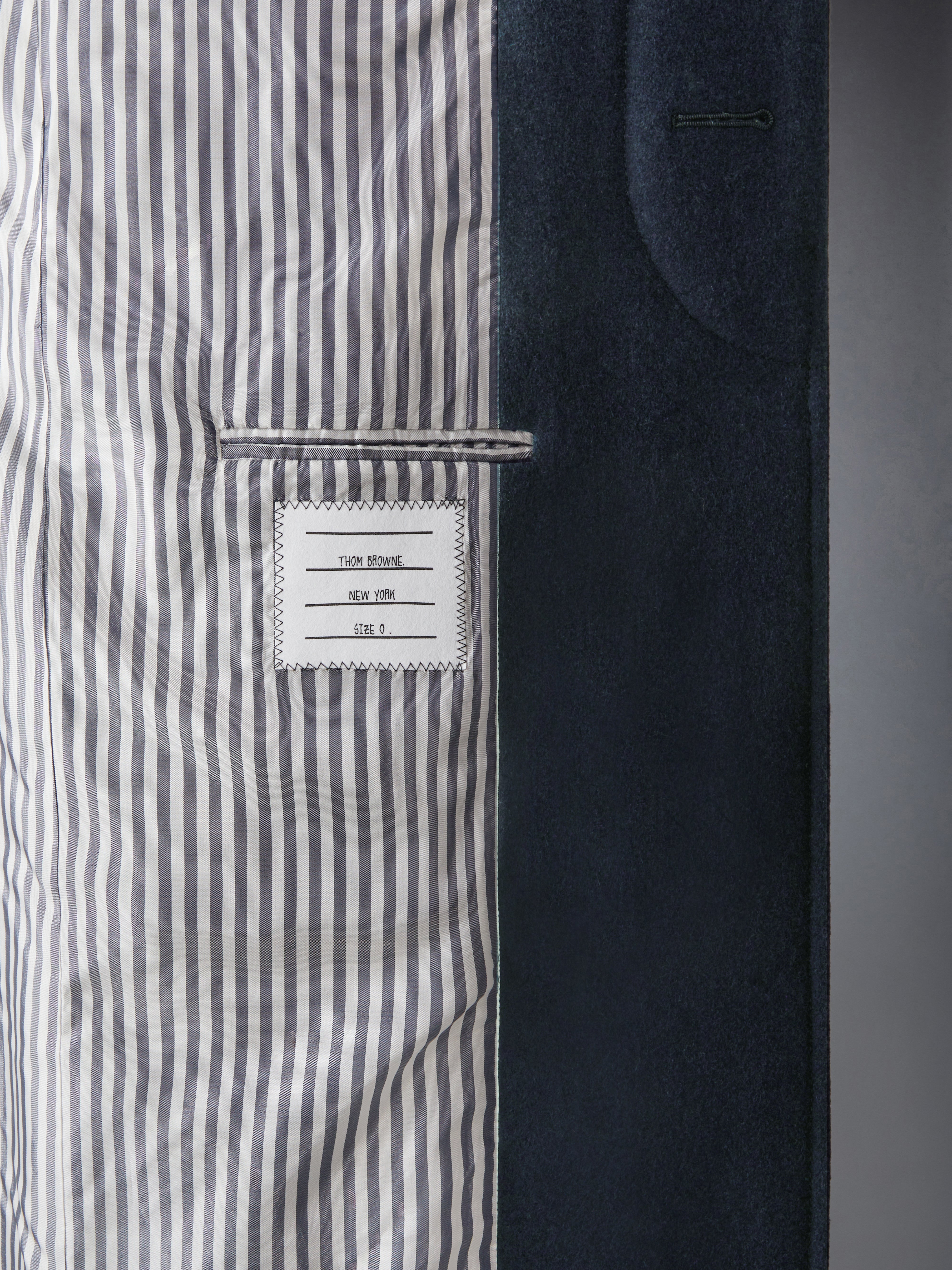 Melton Classic Bal Collar Overcoat | Thom Browne