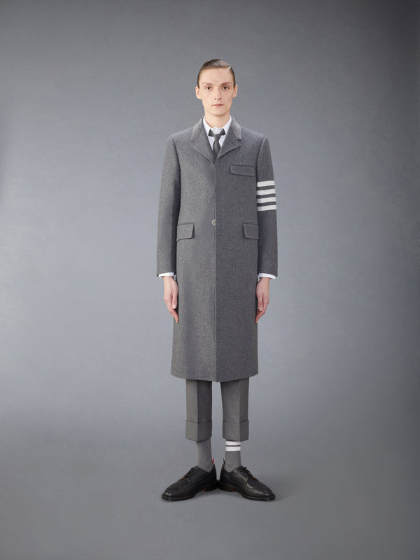 MELTON WOOL 4-BAR CHESTERFIELD OVERCOAT - featured image