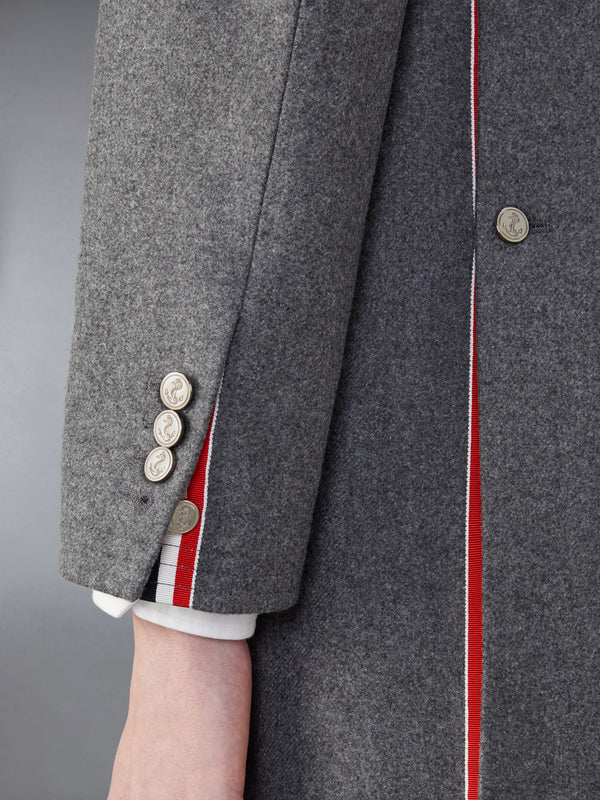 MELTON WOOL 4-BAR CHESTERFIELD OVERCOAT - image 5
