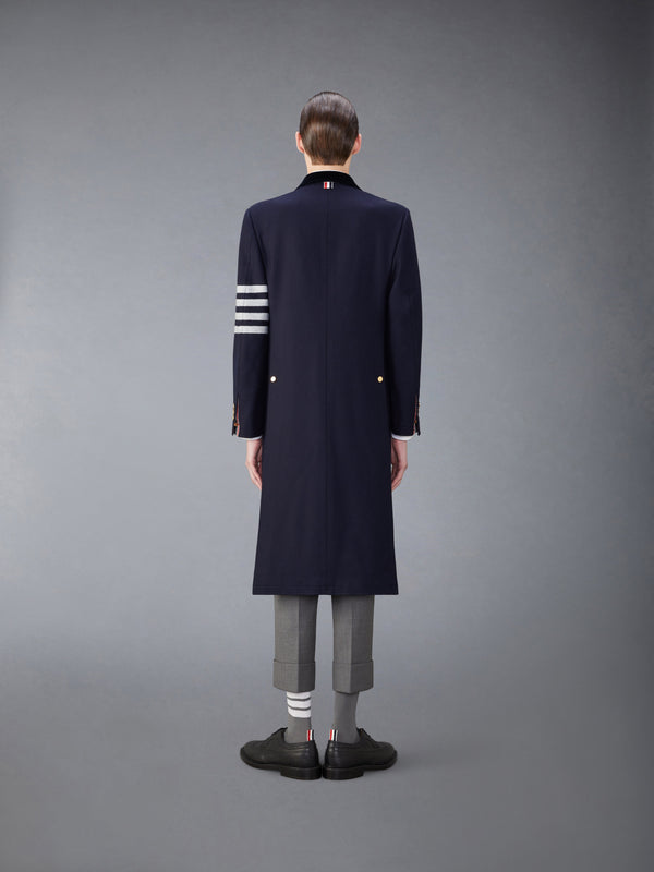 MELTON WOOL 4-BAR CHESTERFIELD OVERCOAT - image 2