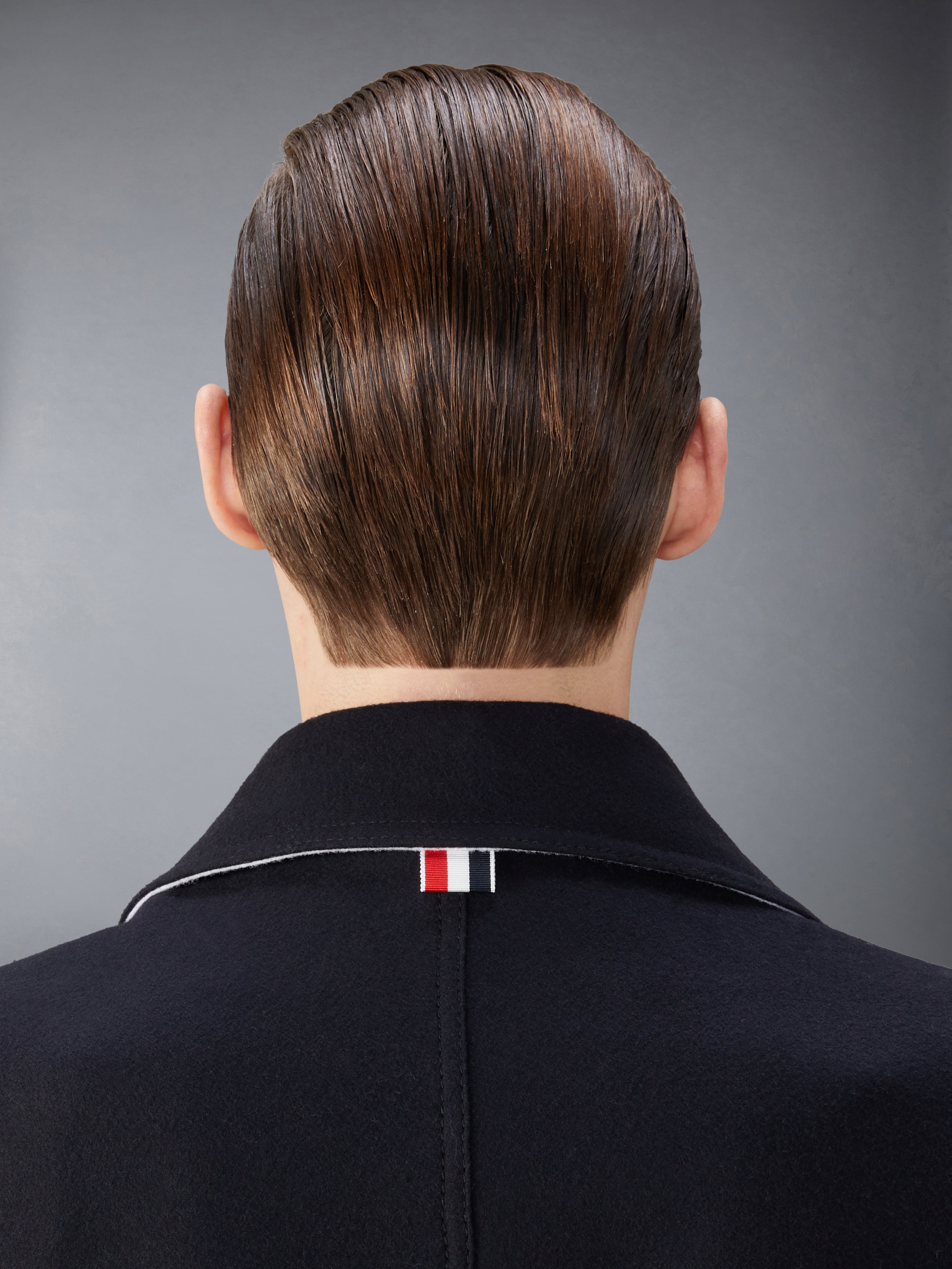 Spring Weight Melton Wool Peacoat | Thom Browne Spring Weight Melton Wool Peacoat | Thom Browne
