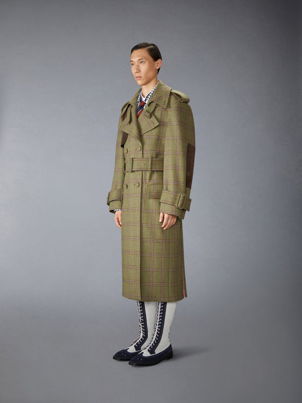 HUNTING TWEED OVERSIZED TRENCH - image 2