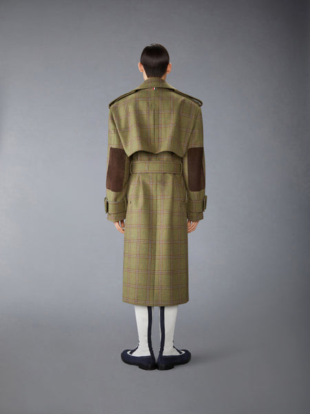 HUNTING TWEED OVERSIZED TRENCH