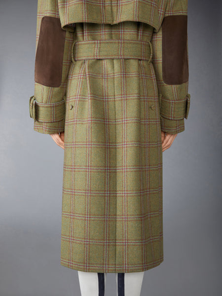 HUNTING TWEED OVERSIZED TRENCH