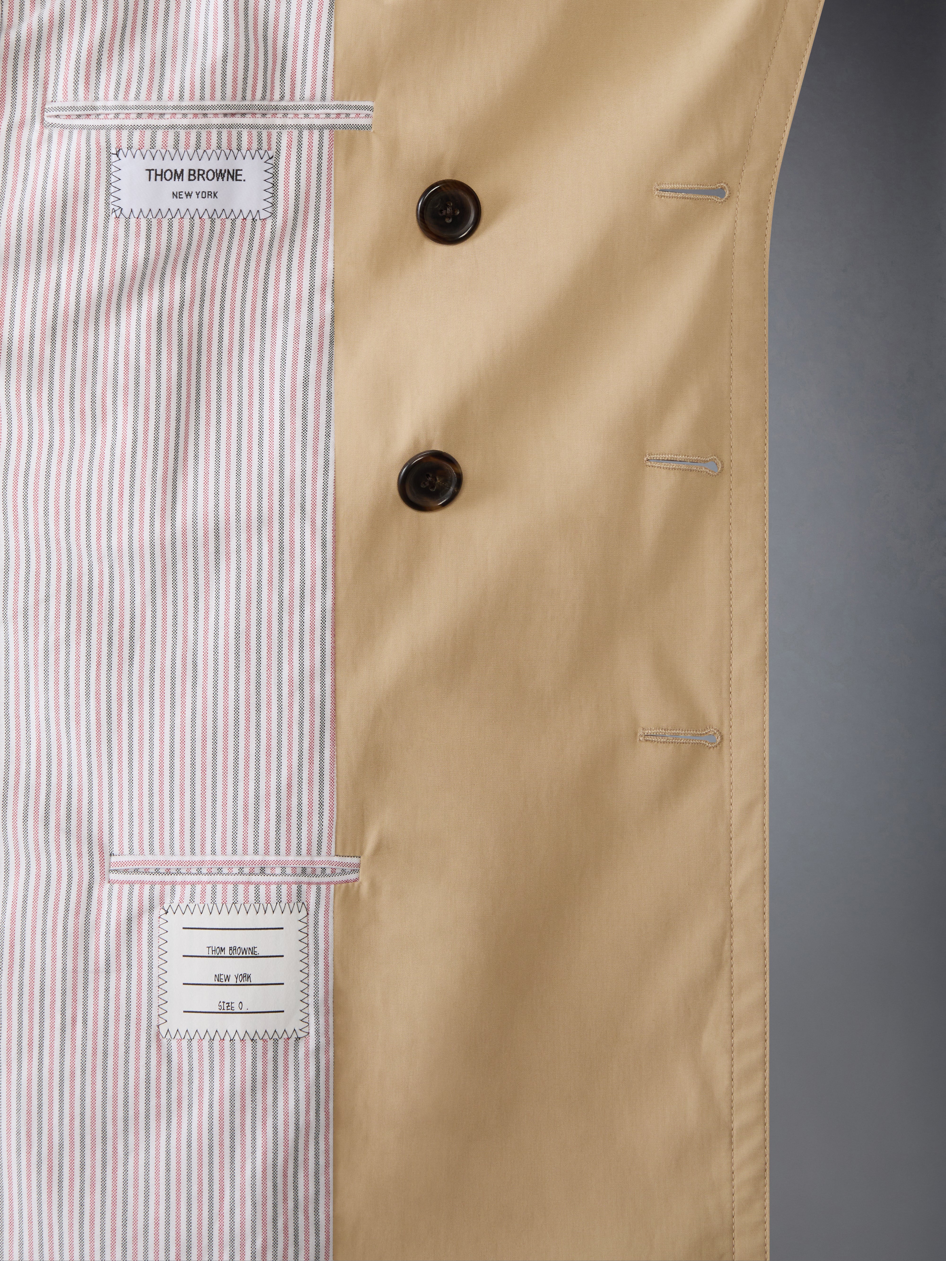 オーバーサイズ コットン スーツ トレンチコート | Thom Browne