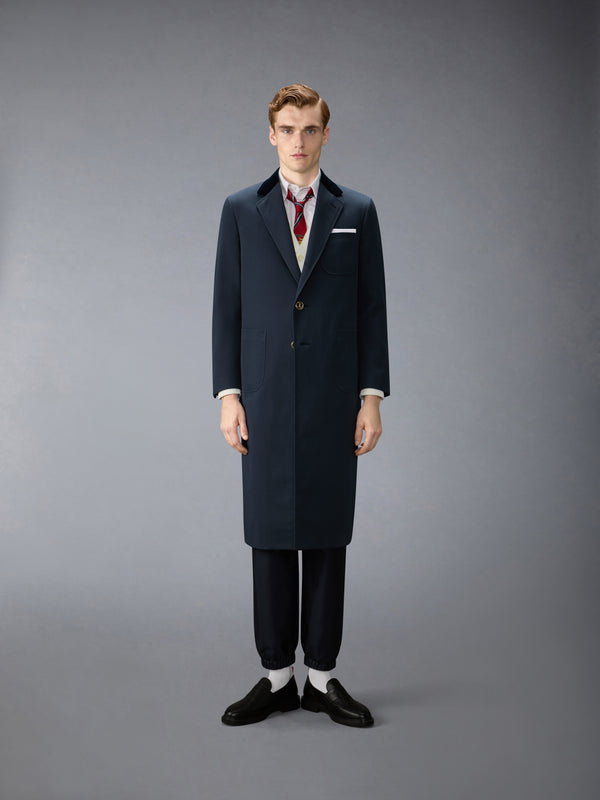 GABARDINE ELONGATED OVERCOAT - image 1