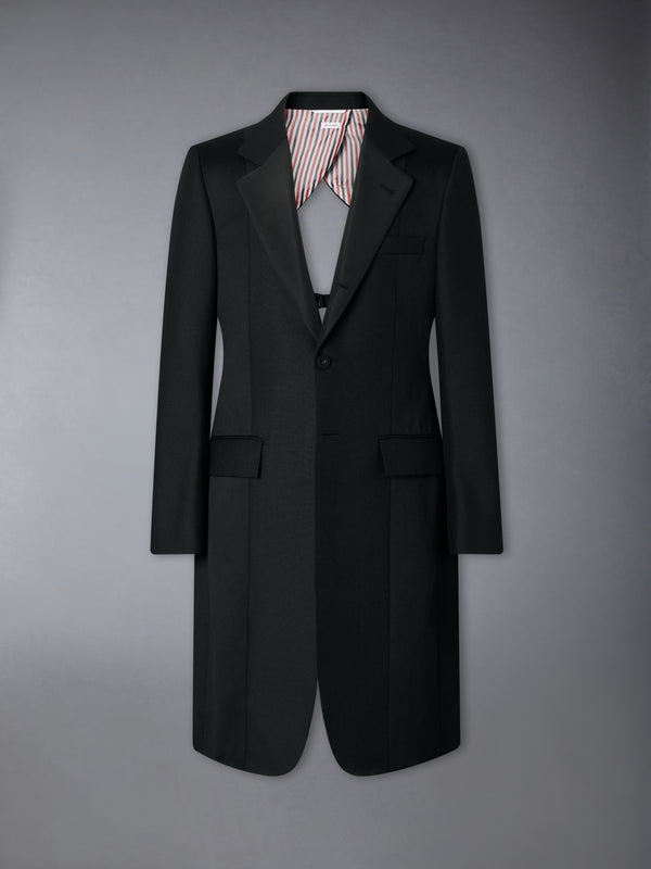 WOOL MOHAIR APRON TAILORED OVERCOAT - featured image