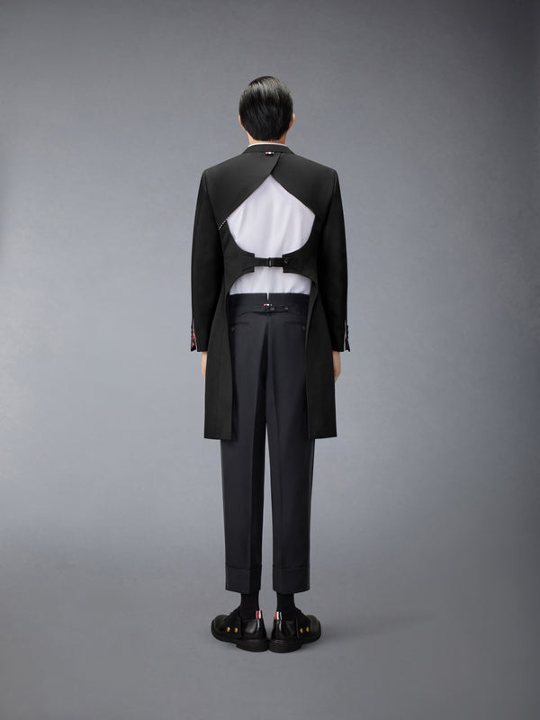 WOOL MOHAIR APRON TAILORED OVERCOAT - image 3