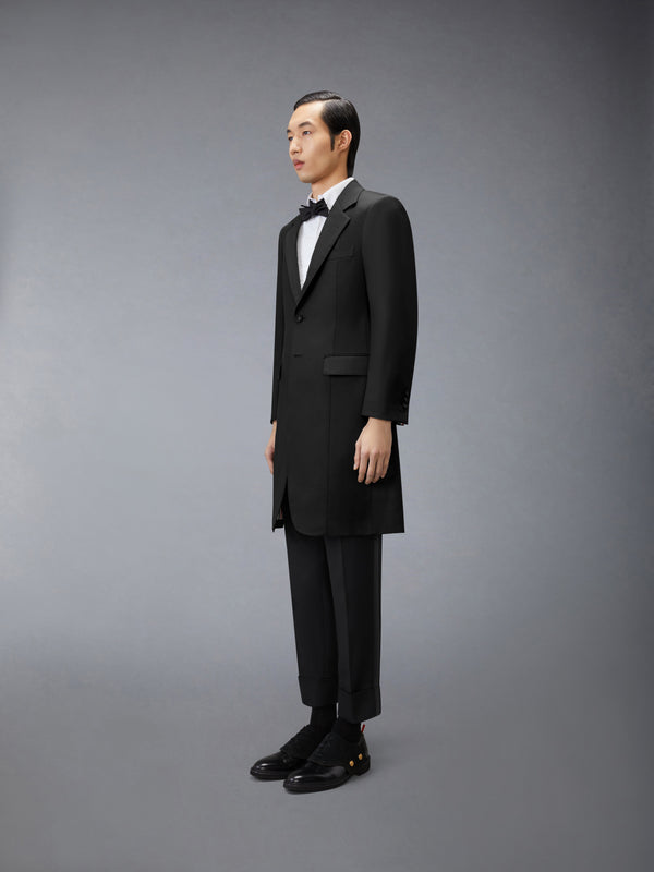 WOOL MOHAIR APRON TAILORED OVERCOAT - image 2