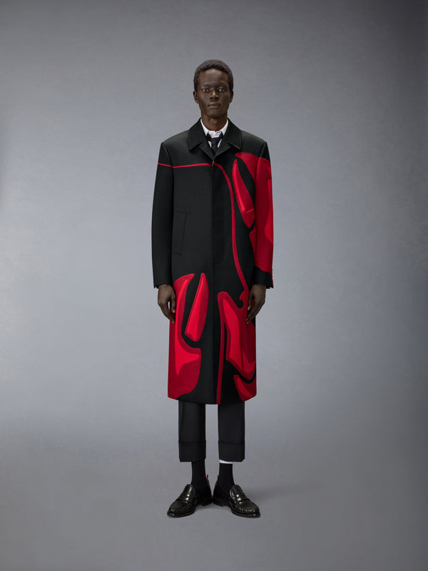 CAVARLY TWILL LOBSTER OVERCOAT - image 1
