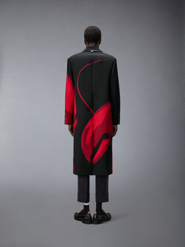 CAVARLY TWILL LOBSTER OVERCOAT - image 3