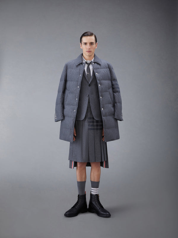 FLANNEL DOWN FILL 4-BAR CLASSIC BAL COLLAR OVERCOAT - image 3