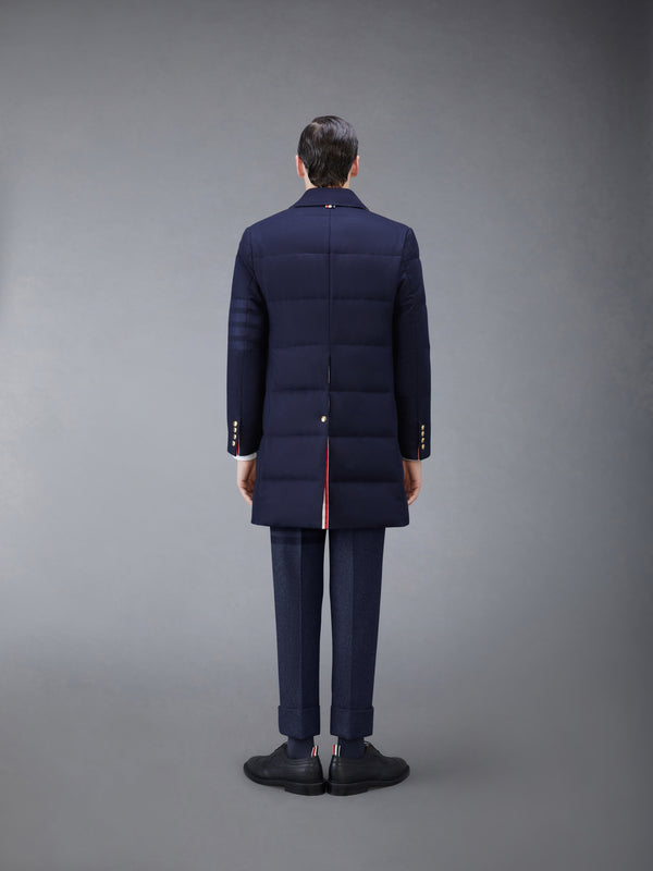 FLANNEL DOWN FILL 4-BAR CLASSIC BAL COLLAR OVERCOAT - image 2