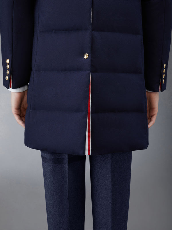 FLANNEL DOWN FILL 4-BAR CLASSIC BAL COLLAR OVERCOAT - image 6