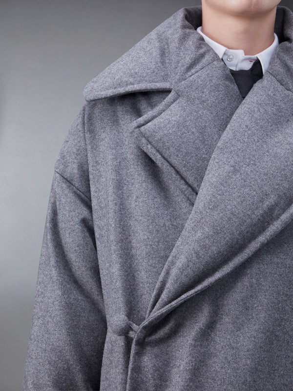 Downfilled Flannel Oversized Coat - image 8