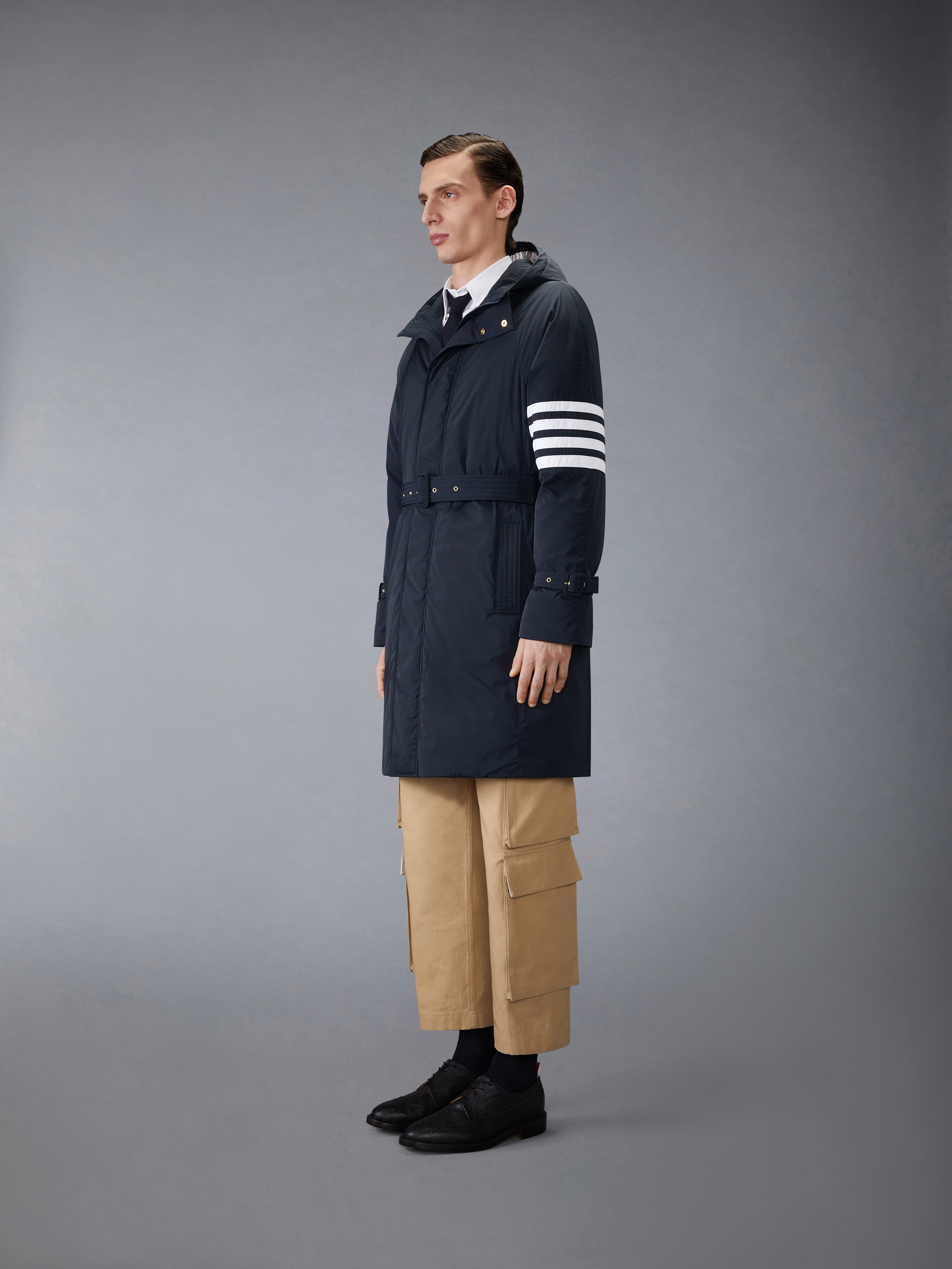 Poly Twill 4-Bar Down Filled Parka | Thom Browne