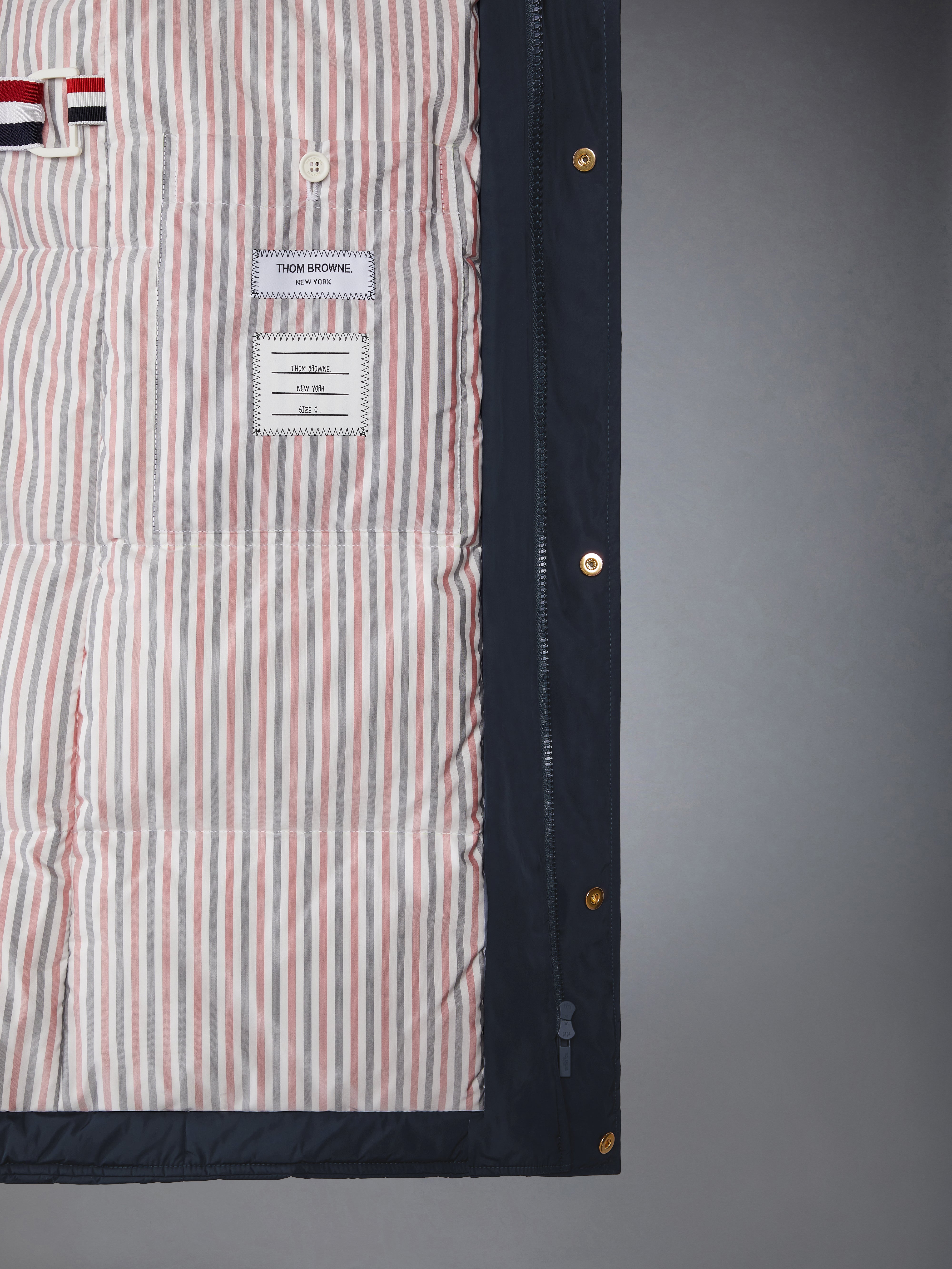 Poly Twill 4-Bar Down Filled Parka | Thom Browne