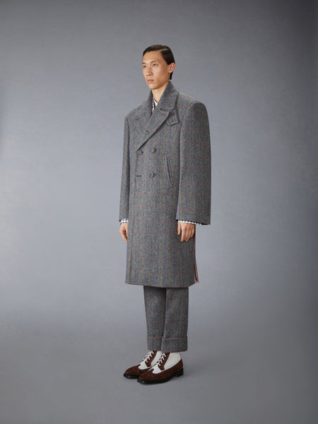 HUNTING TWEED OVERSIZED PEACOAT