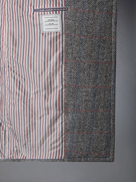 HUNTING TWEED OVERSIZED PEACOAT