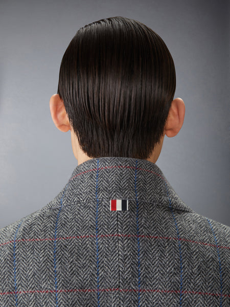 HUNTING TWEED OVERSIZED PEACOAT
