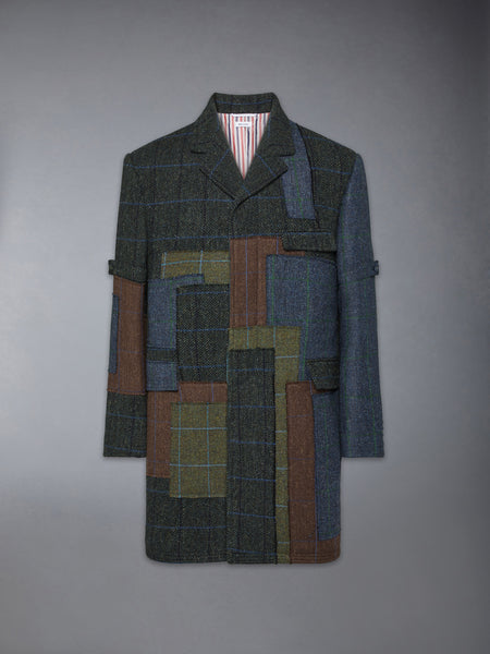 HUNTING TWEED CHESTERFIELD ARMBAND JACKET