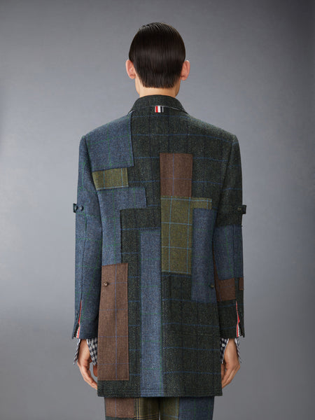 HUNTING TWEED CHESTERFIELD ARMBAND JACKET