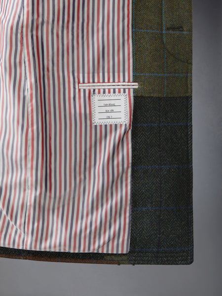 HUNTING TWEED CHESTERFIELD ARMBAND JACKET