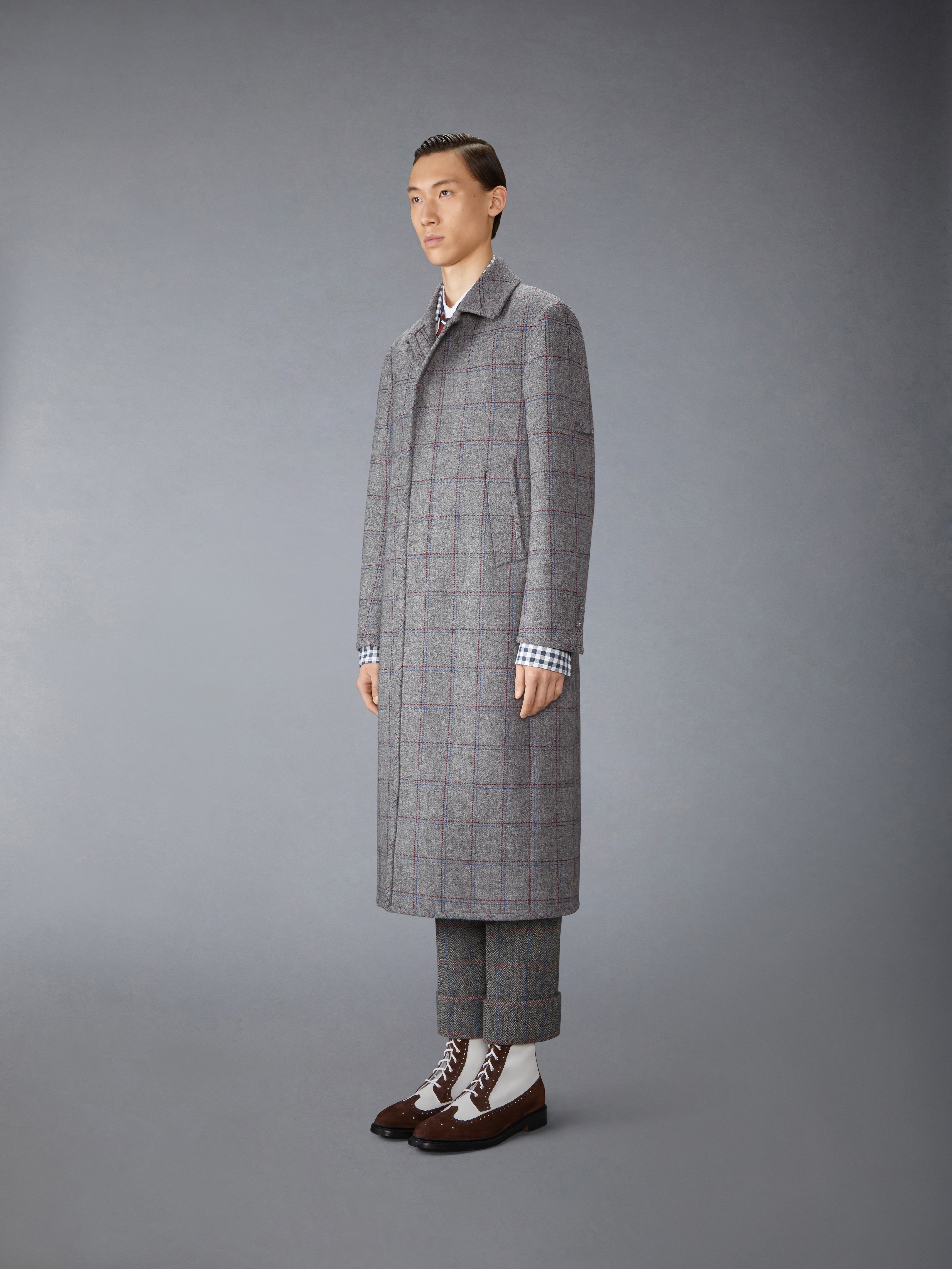 THOM BROWNE モッズコート グレー Browne 65 Armband Bal Collar Coat | Thom Browne